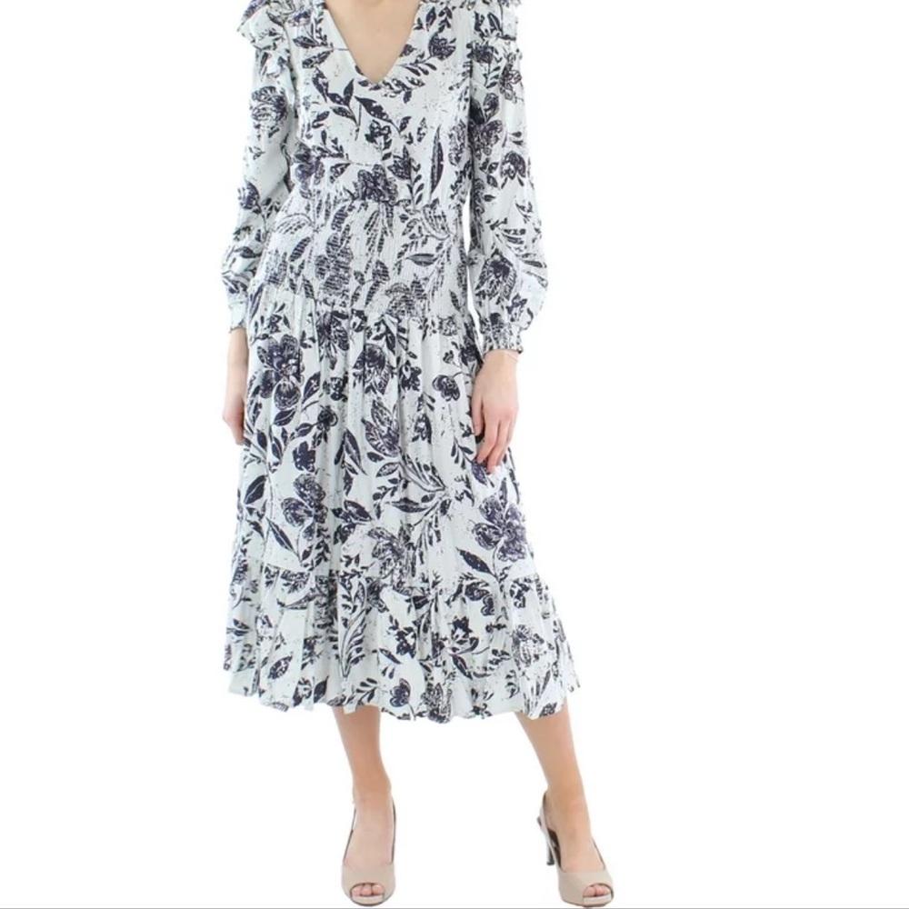 Aqua midi dress